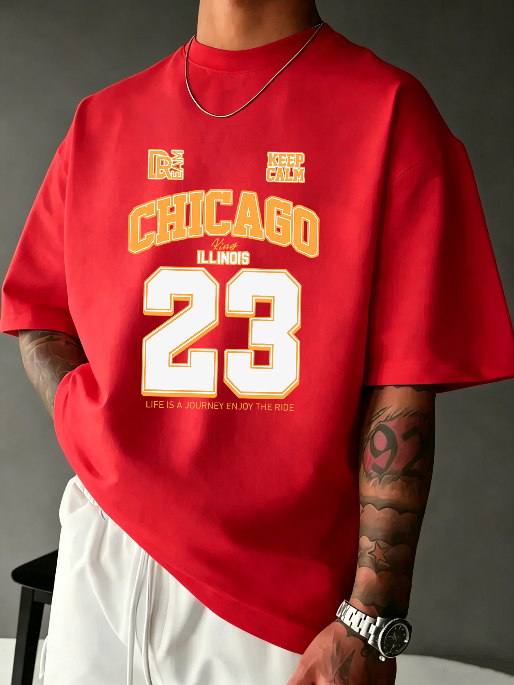 Street Fashion Chicago - Chicago Illinois Number 23 Print T-Shirt