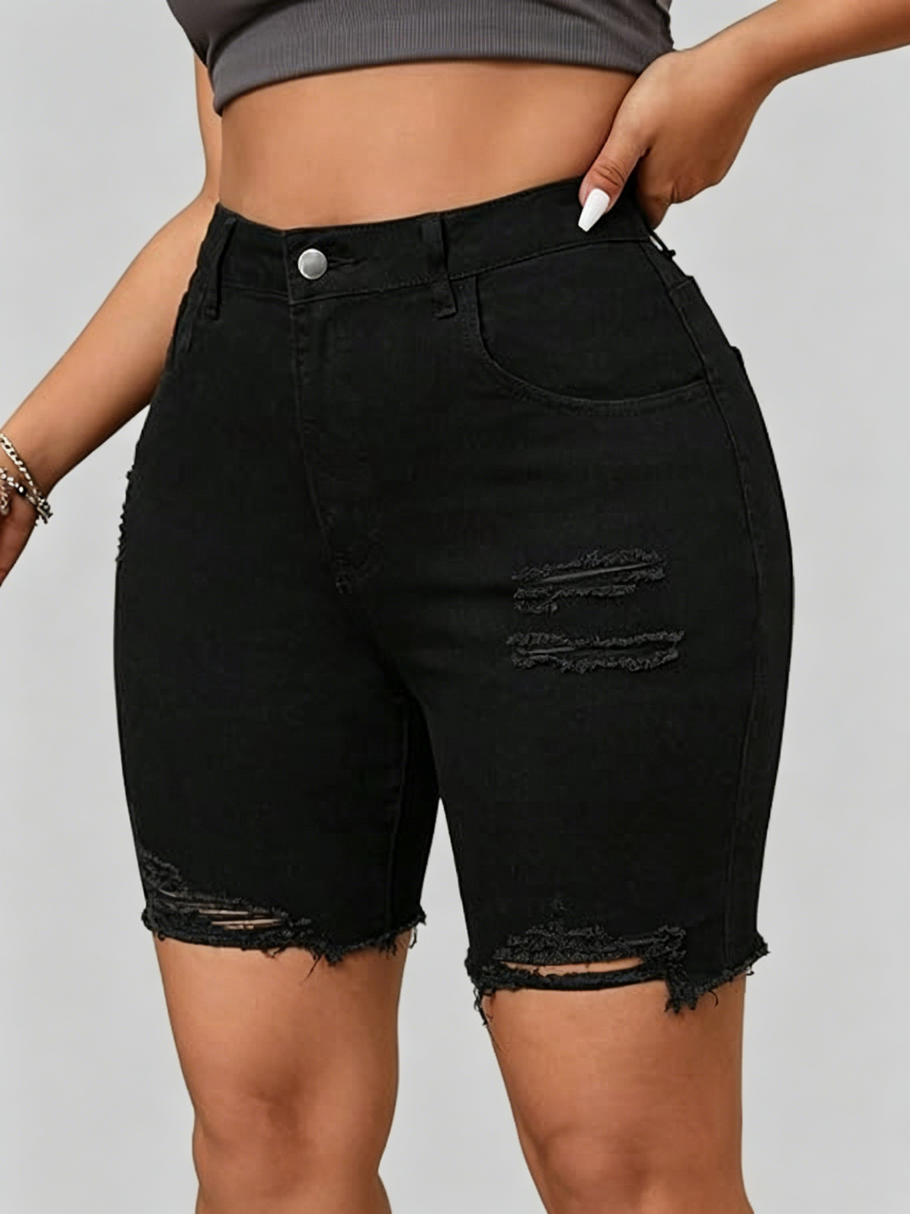 Distressed Jean Rip - Plus Size Ripped Jeans for Women,