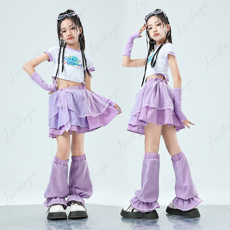 Street Fashion Brand - Girls' Jazz Dance Costume, Trendy Brand