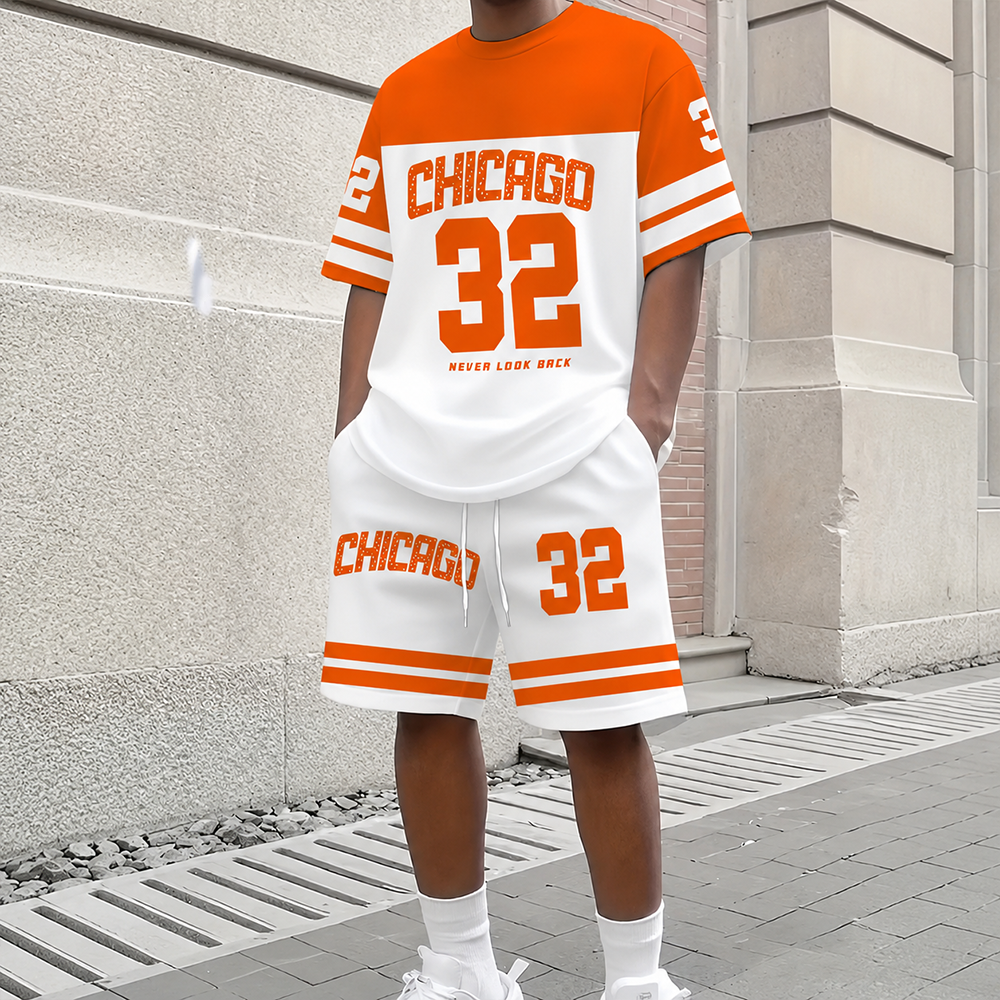 Summer Men's Casual Chicago Th - Street Fashion Chicago avis et prix