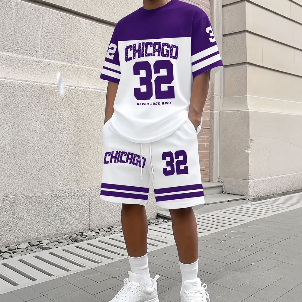 Summer Men's Casual Chicago Th - Street Fashion Chicago avis et prix