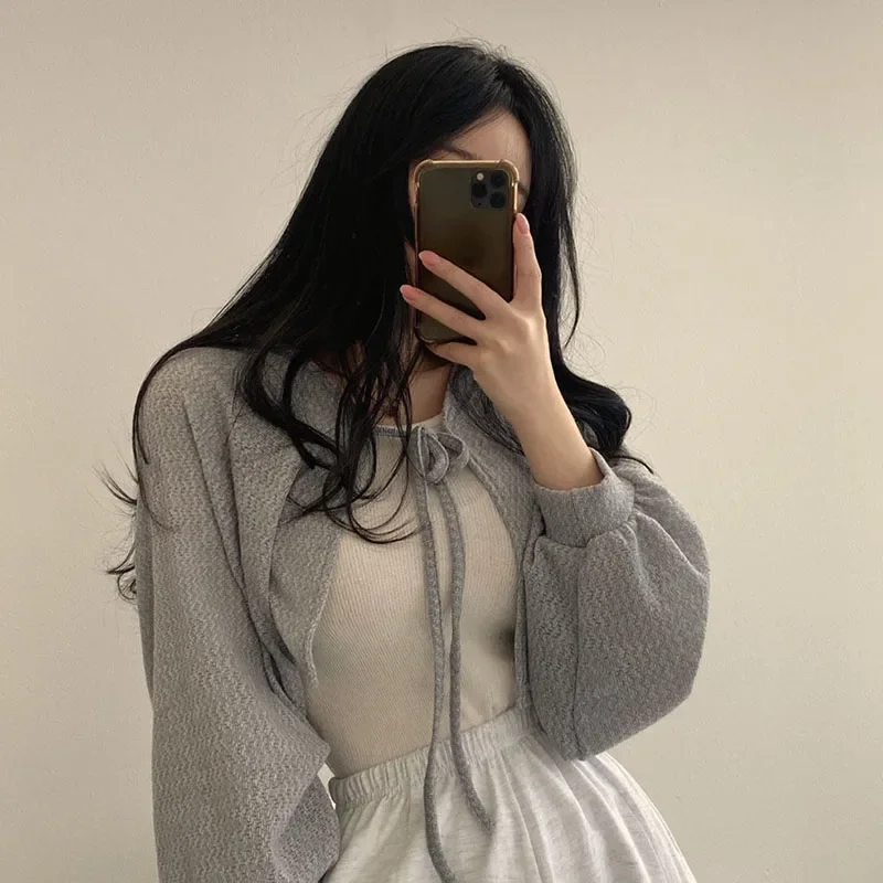 Summer Women Knitted Cardigan  - Korean Street Fashion Female avis et prix
