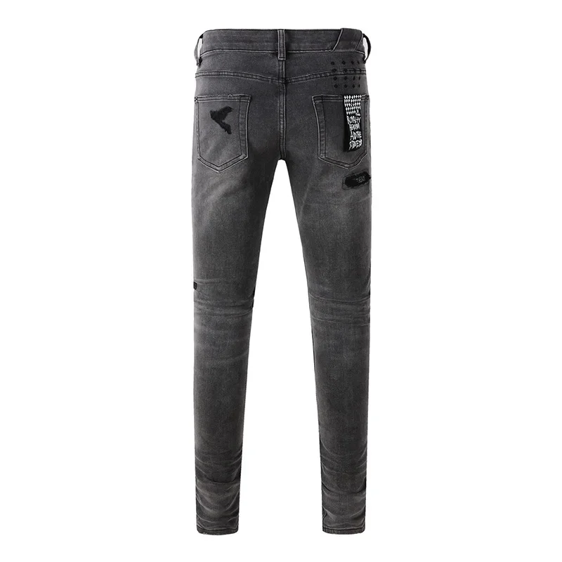 Men's High Street Distressed A - Distressed Jean Rip avis et prix