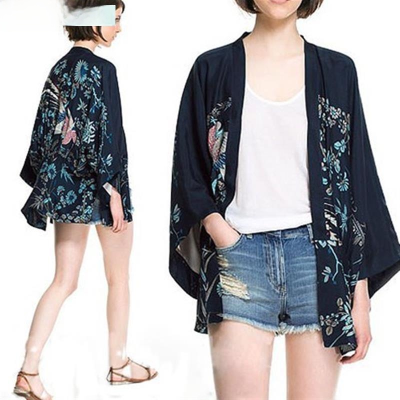Women's Silk Kimono Cardigan S - Street Fashion Kimono avis et prix