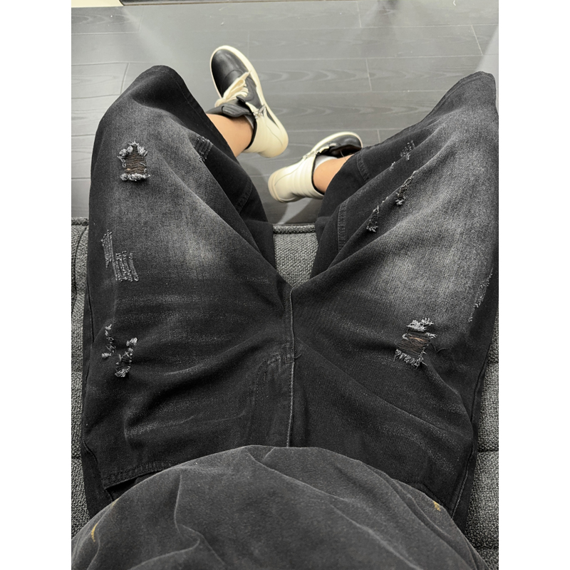 Unisex American Ins High Stree - Distressed Jean Rip avis et prix
