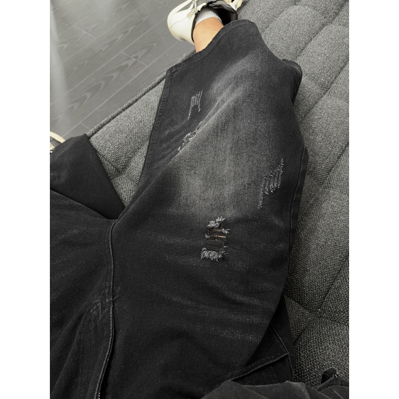 Unisex American Ins High Stree - Distressed Jean Rip avis et prix