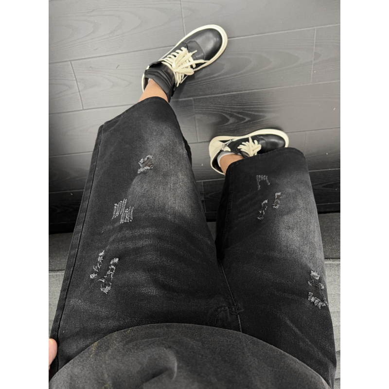 Unisex American Ins High Stree - Distressed Jean Rip avis et prix