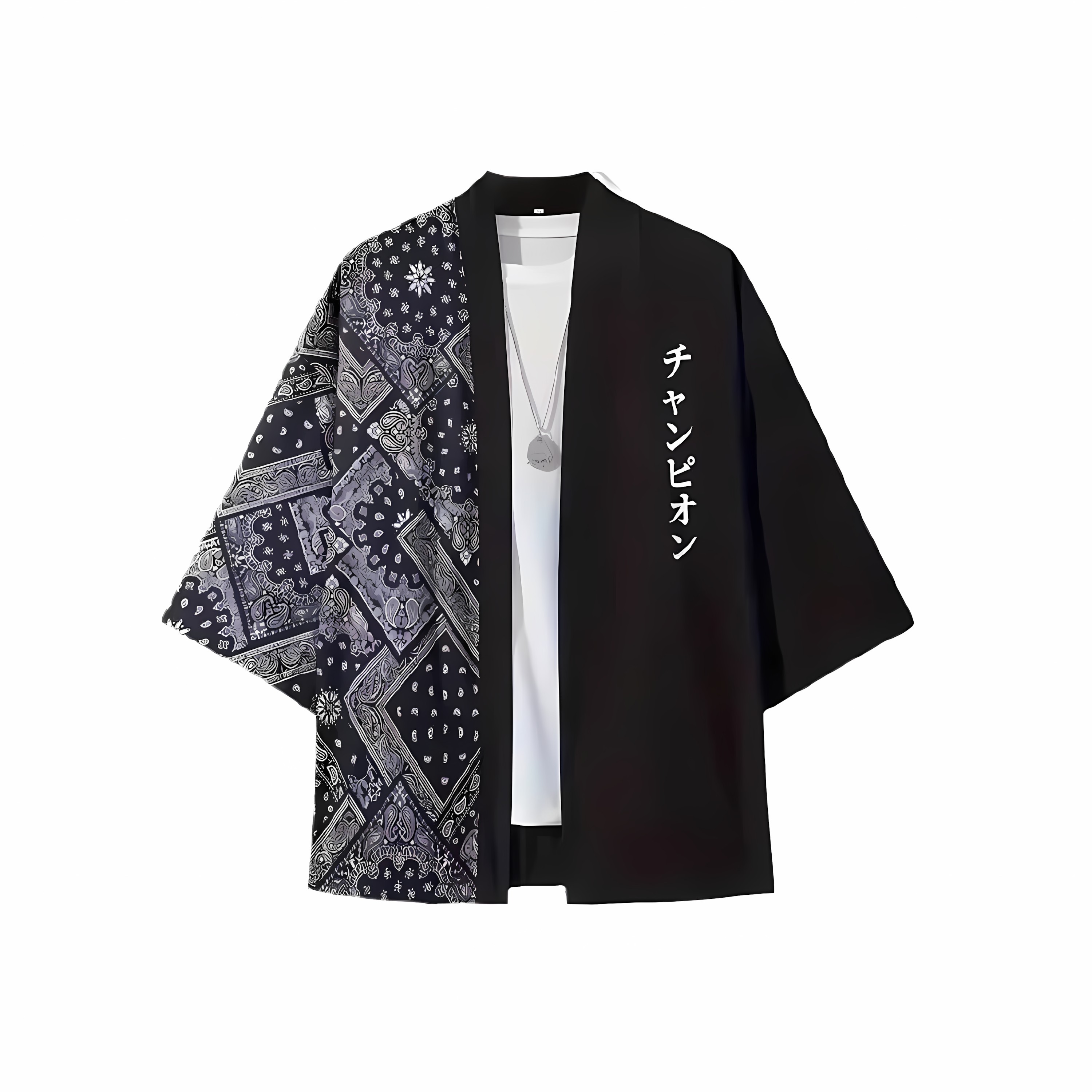 2026 Summer New Men's Kimono w - Street Fashion Kimono avis et prix