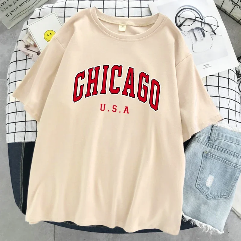 Chicago Usa City Letter Graphi - Street Fashion Chicago avis et prix