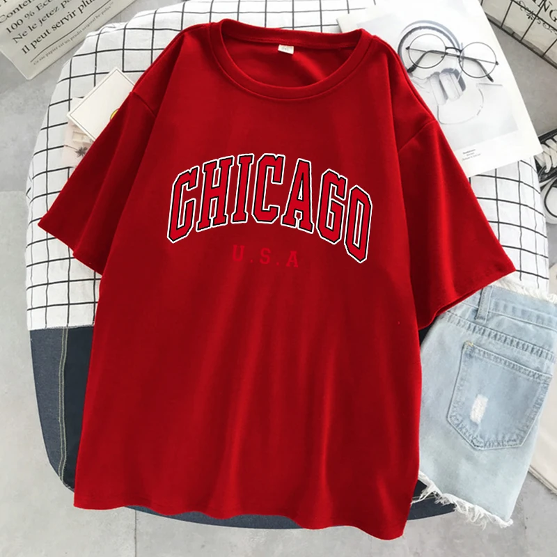 Chicago Usa City Letter Graphi - Street Fashion Chicago avis et prix
