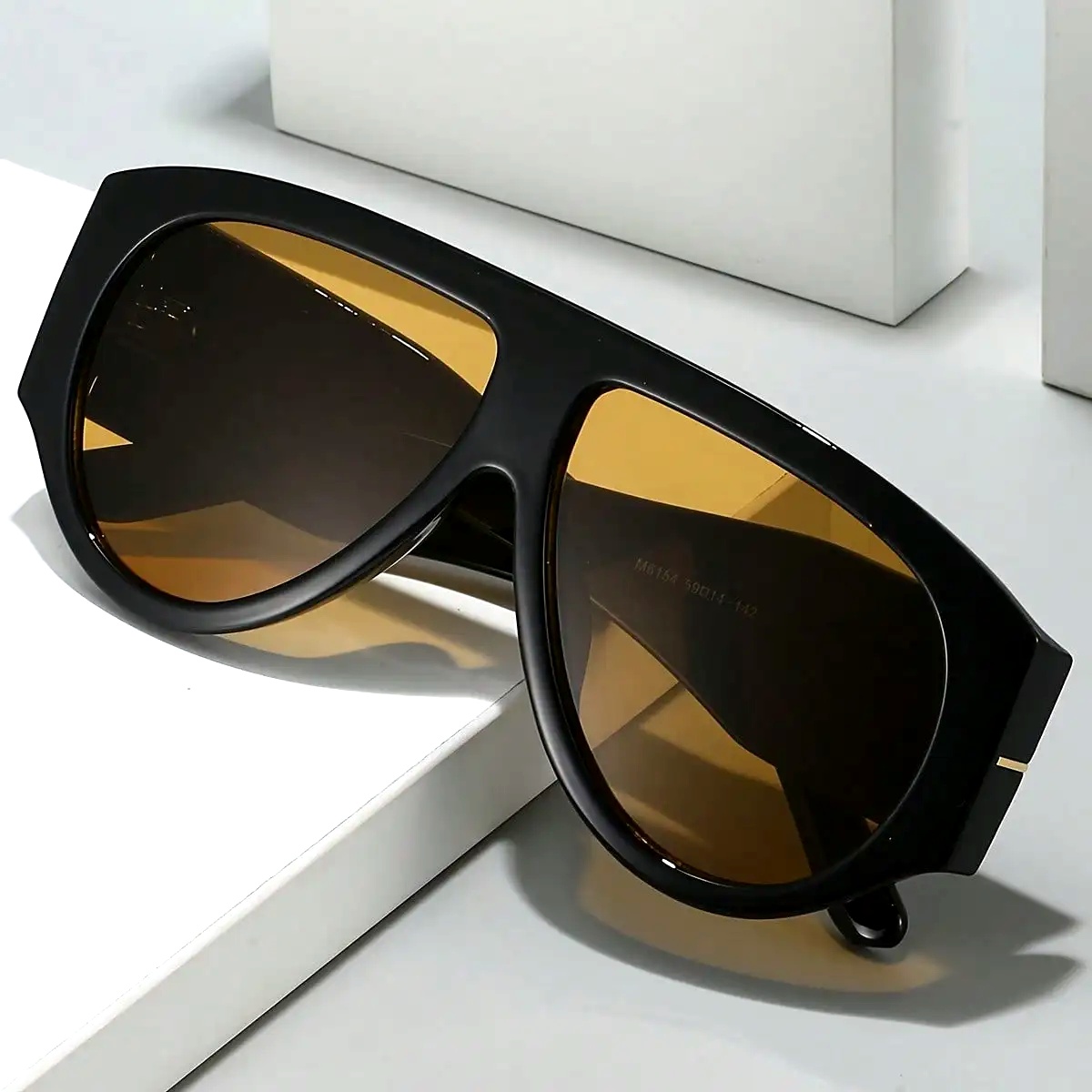 UV400 Vintage Oversized Sungla - Street Fashion Shoot avis et prix