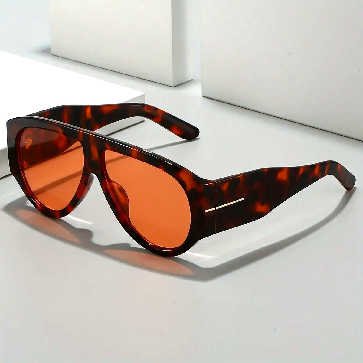 UV400 Vintage Oversized Sungla - Street Fashion Shoot avis et prix