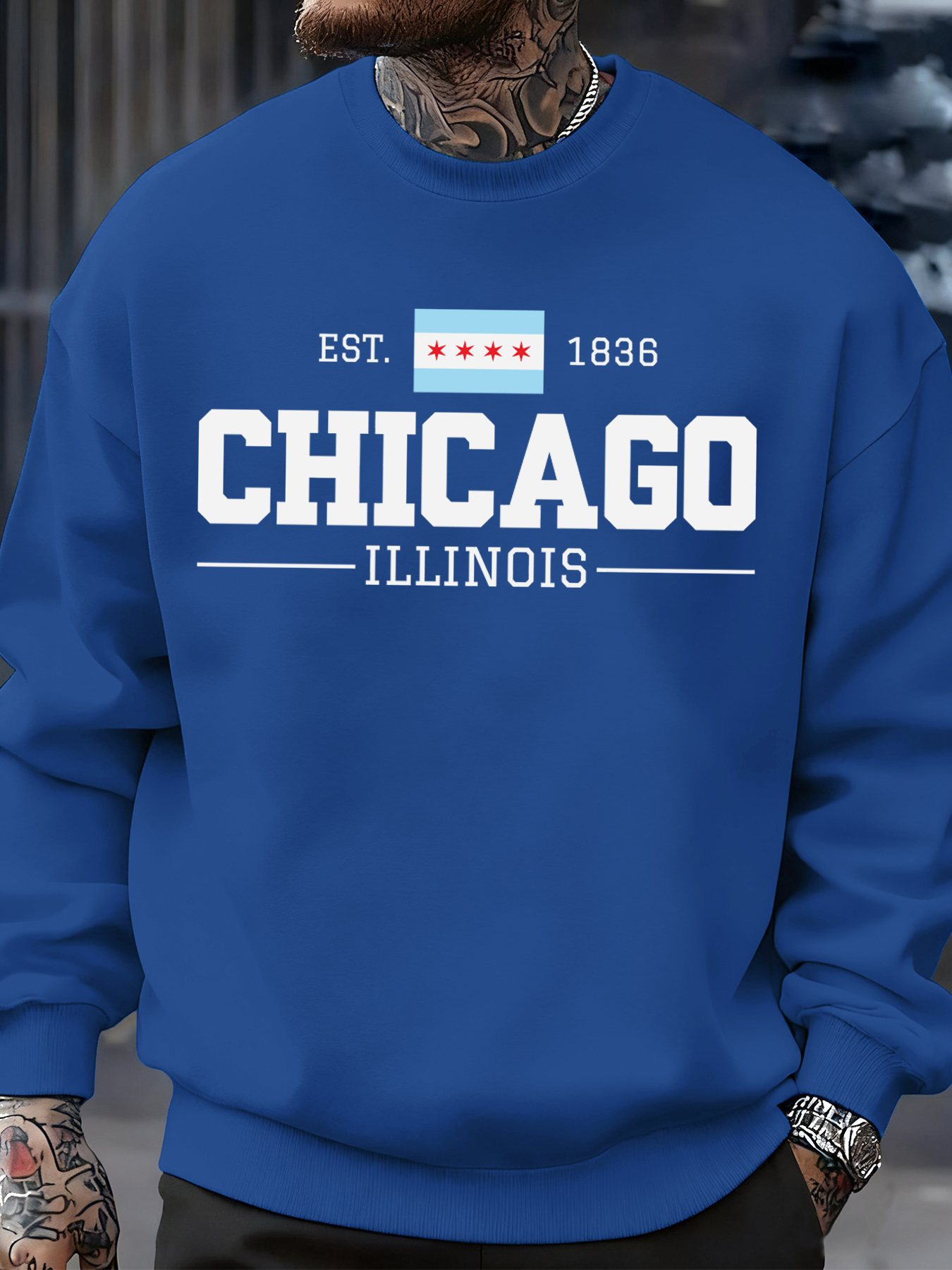 Chicago Illinois Printed Autum - Street Fashion Chicago avis et prix