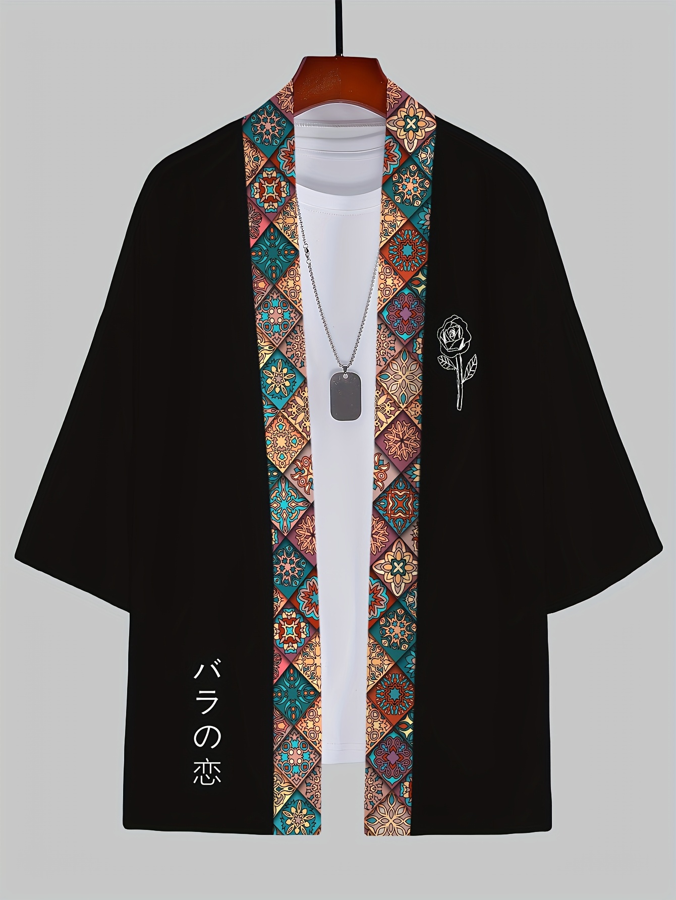 2026 Summer Men's Kimono 3D Pr - Street Fashion Kimono avis et prix