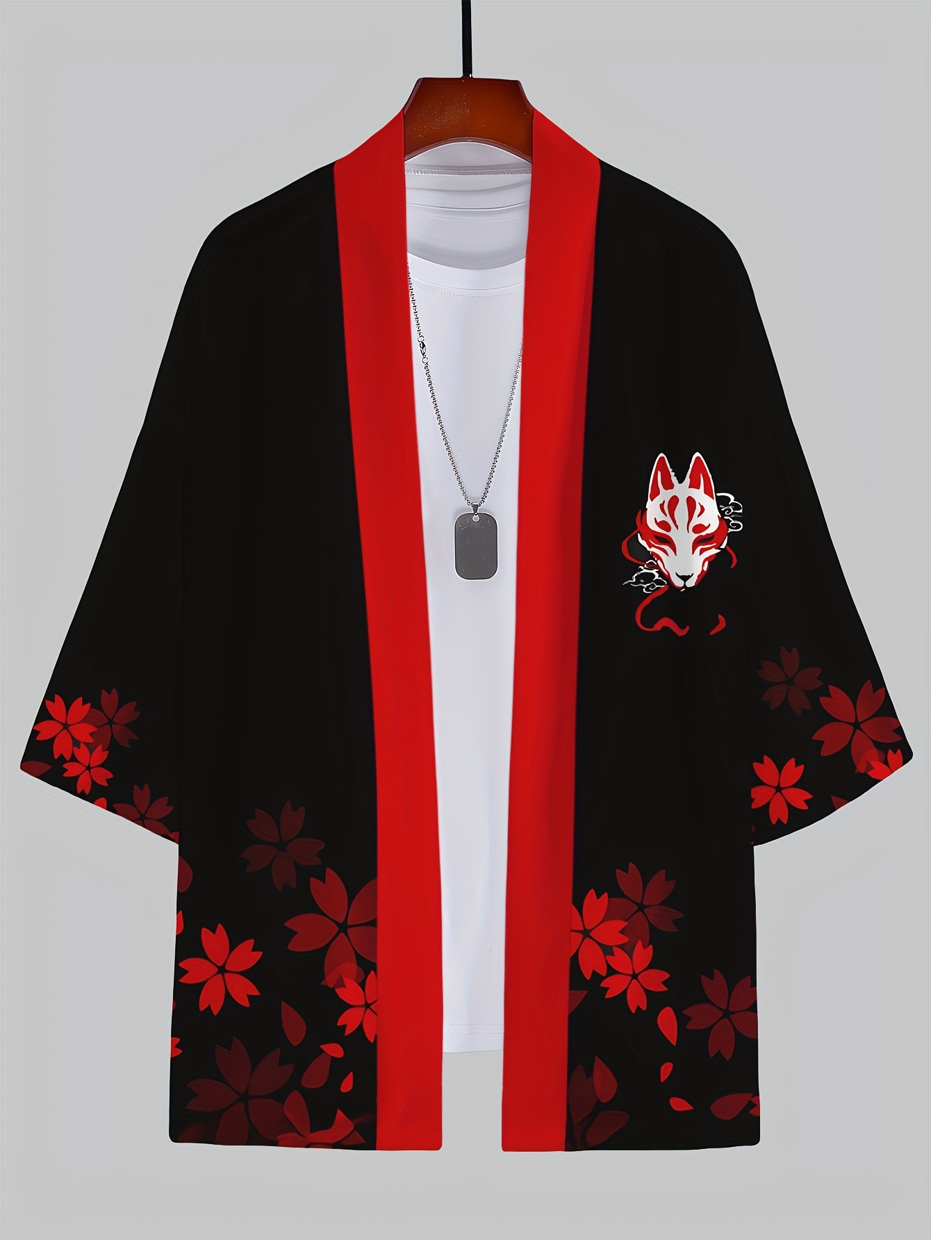 2026 Summer Men's Kimono 3D Pr - Street Fashion Kimono avis et prix