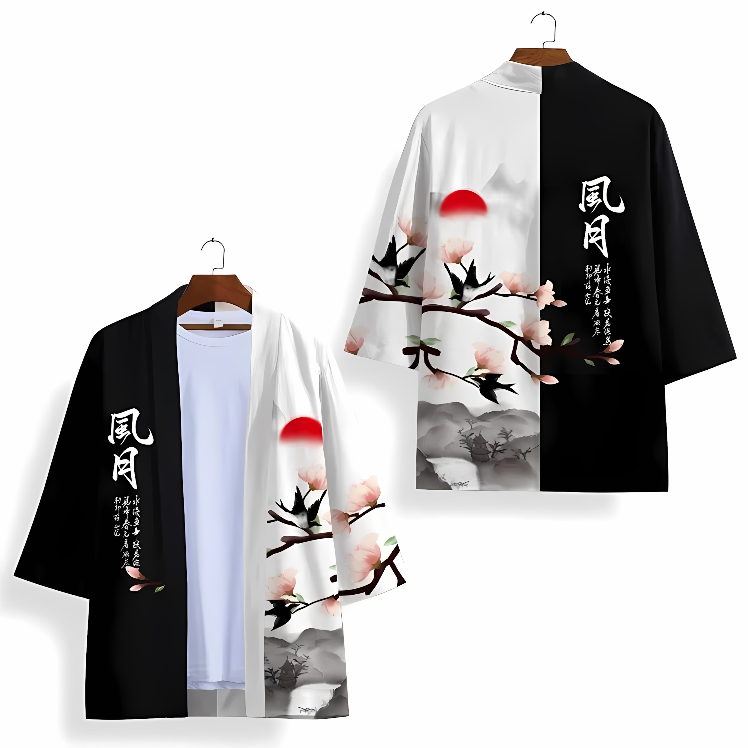 2026 Summer New Men's Kimono w - Street Fashion Kimono avis et prix