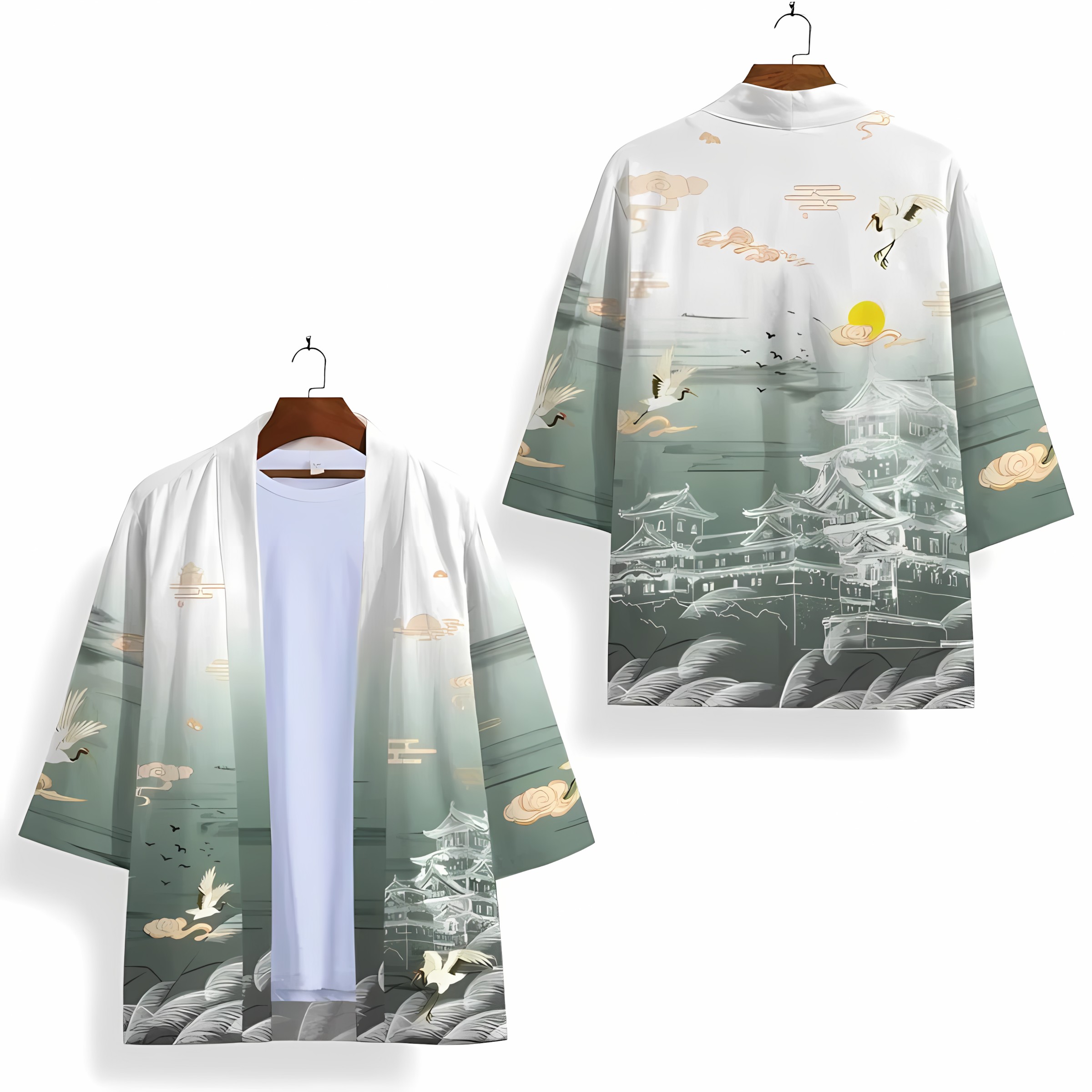 2026 Summer New Men's Kimono w - Street Fashion Kimono avis et prix