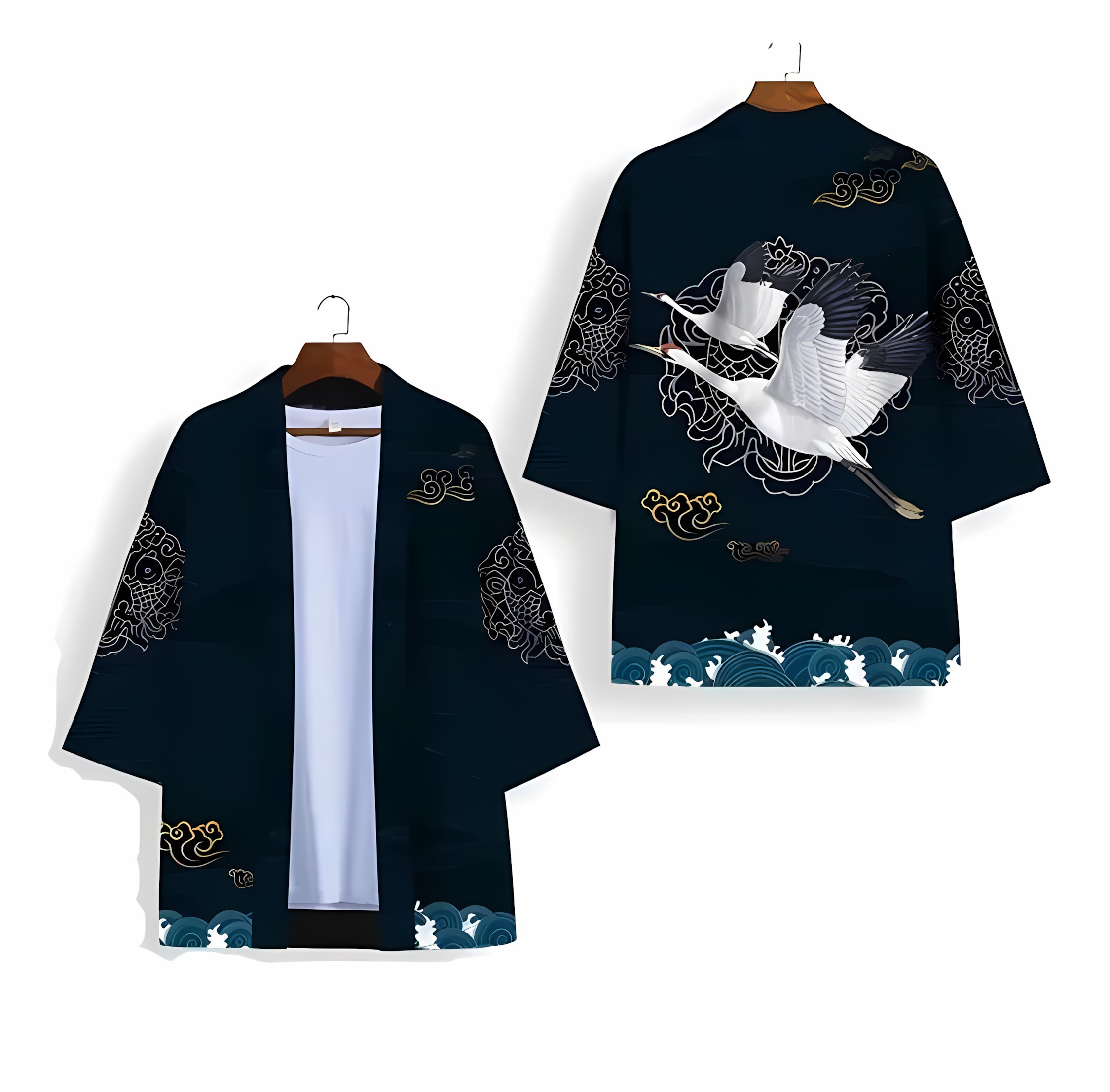 2026 Summer New Men's Kimono w - Street Fashion Kimono avis et prix
