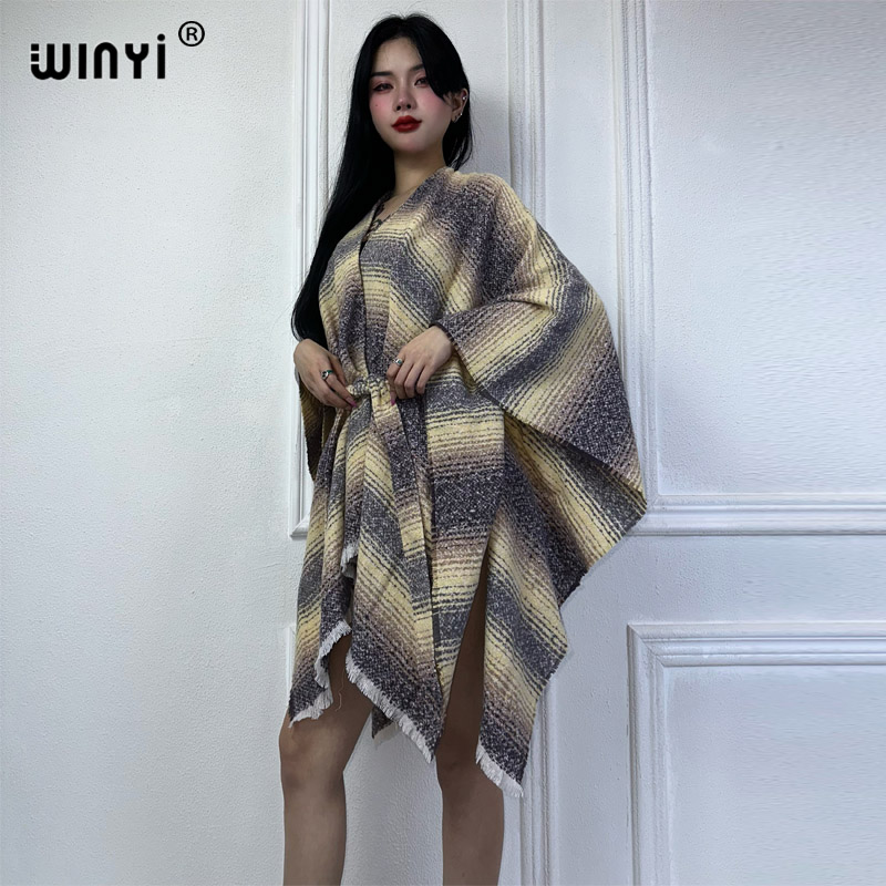 WINYI winter jacket for women  - Street Fashion Kimono avis et prix