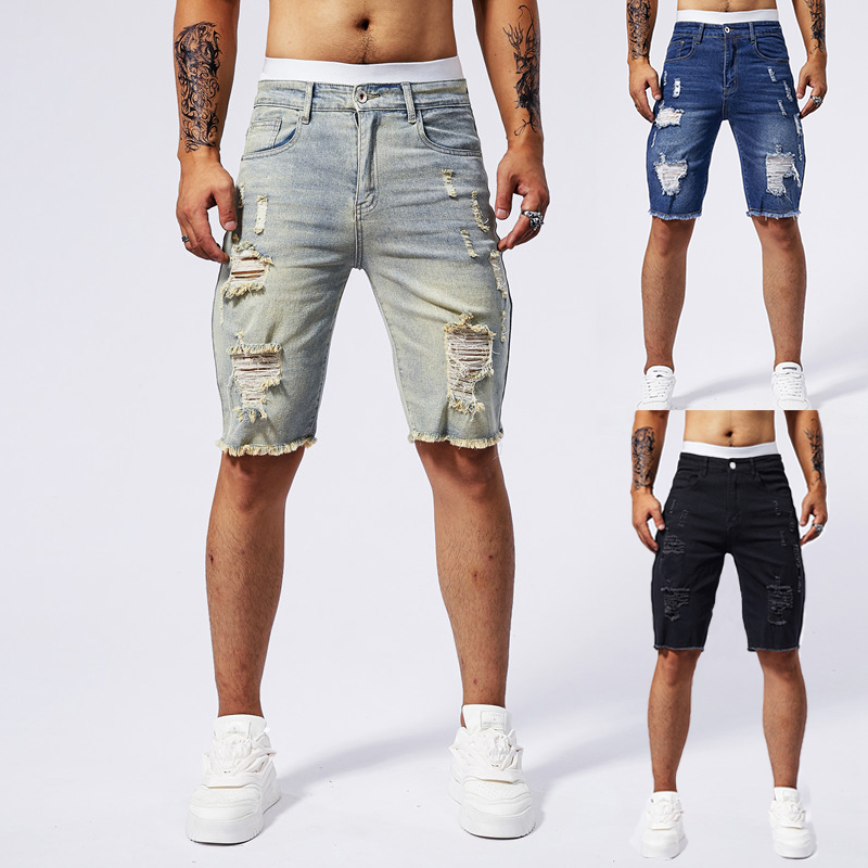 2025 Summer New Men's Ripped D - Street Fashion Brand avis et prix
