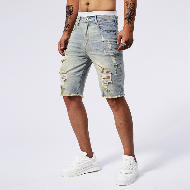 2025 Summer New Men's Ripped D - Street Fashion Brand avis et prix