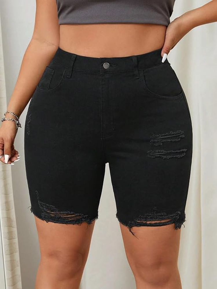 Plus Size Ripped Jeans for Wom - Distressed Jean Rip avis et prix