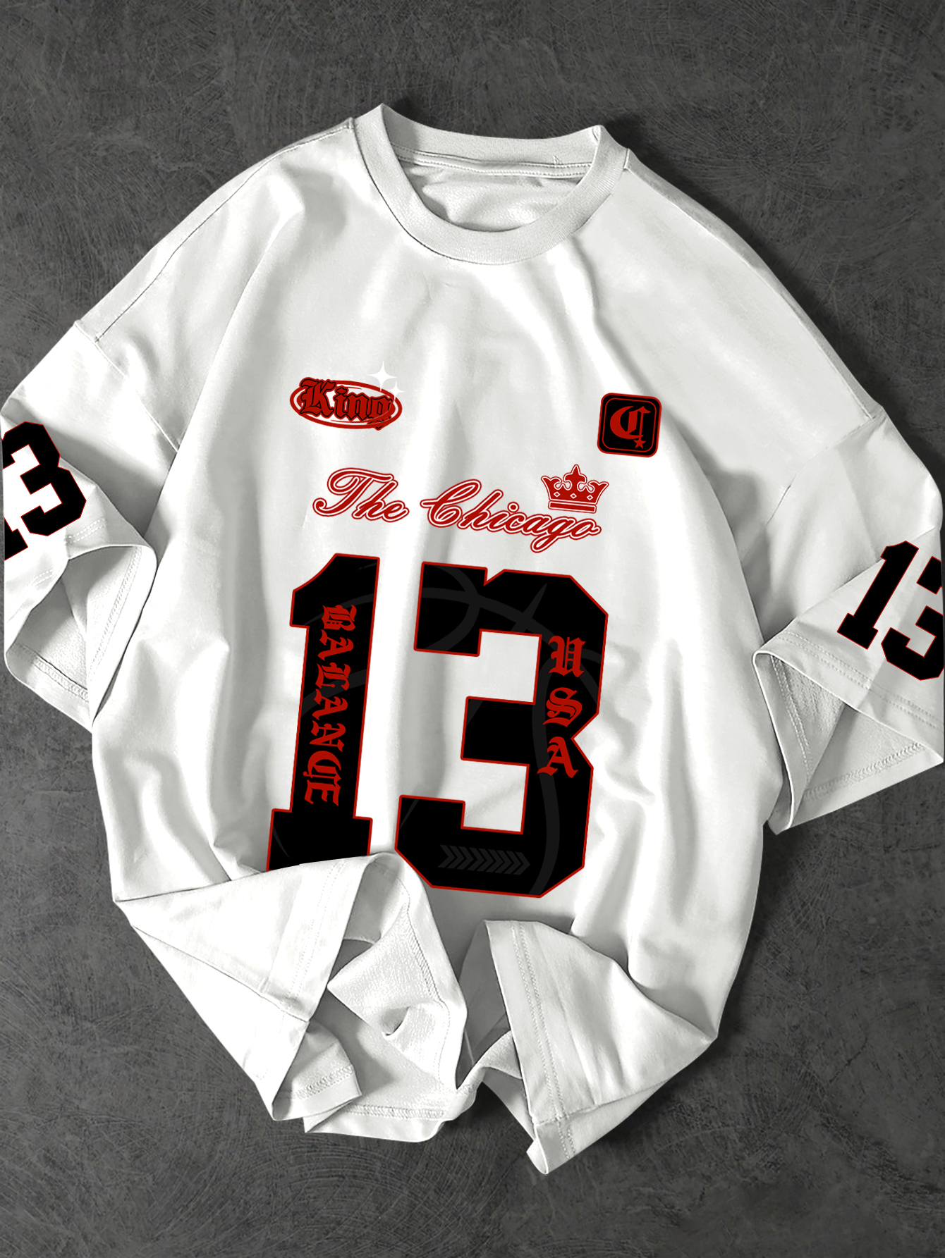 Men's T-Shirt, Chicago 13 Bask - Street Fashion Chicago avis et prix