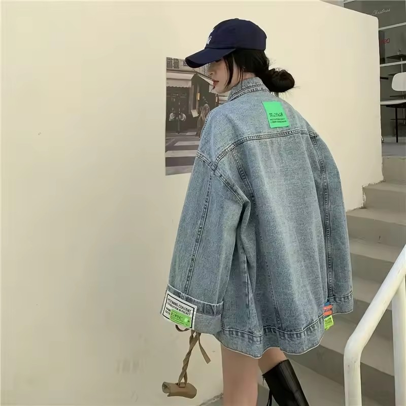 2025 New Fashion Denim Jacket  - Korean Street Fashion Female avis et prix