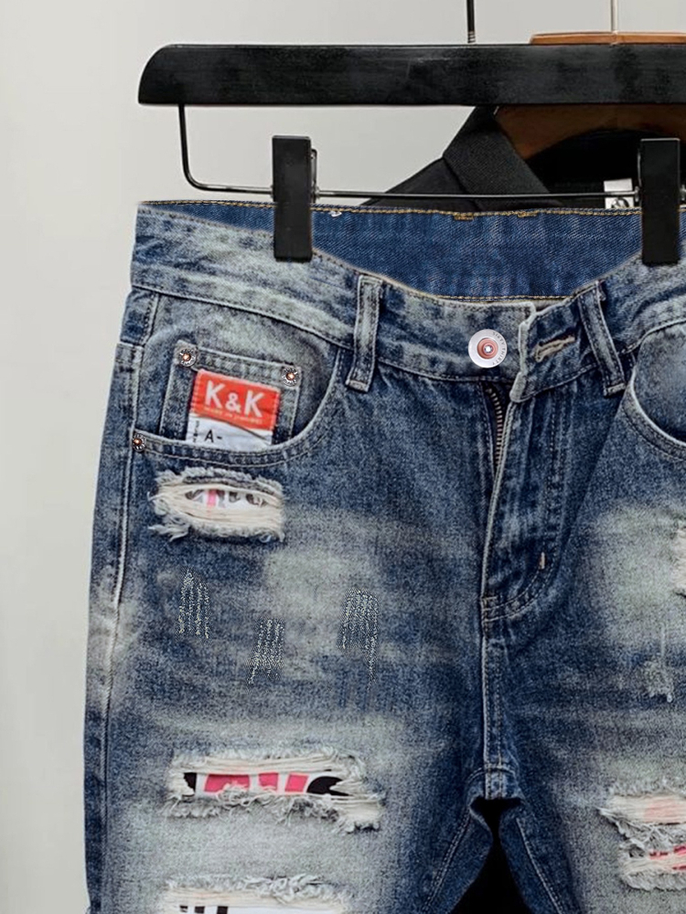 2026 Summer Ripped Straight Me - Street Fashion Brand avis et prix