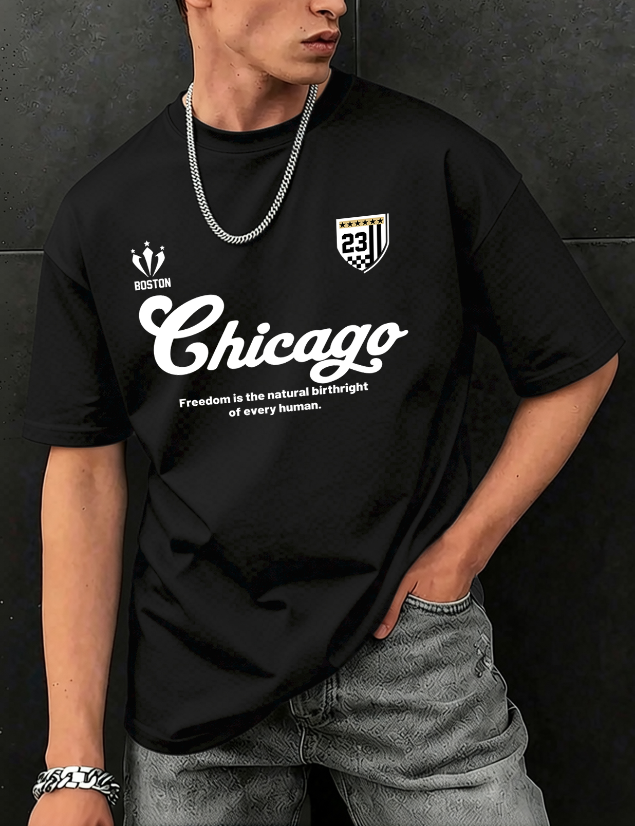 Boston Chicago Number 23 Print - Street Fashion Chicago avis et prix
