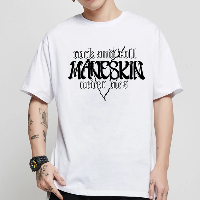 Oversized T Shirt Graphic Mane - Street Fashion Asian avis et prix