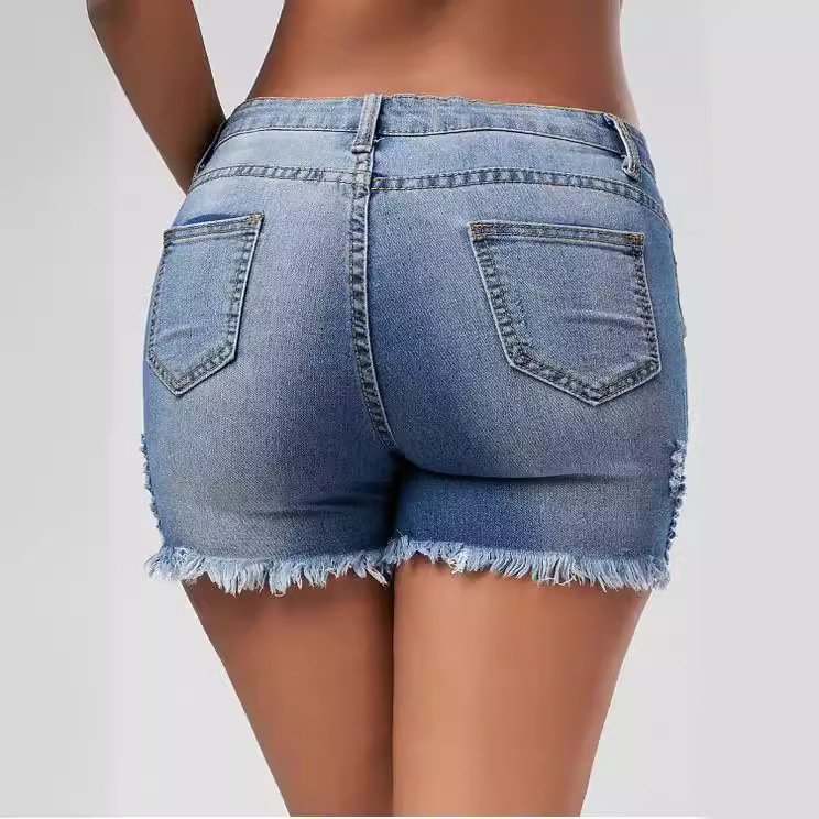 Shorts Women Hole Jeans Short  - Distressed Jean Rip avis et prix