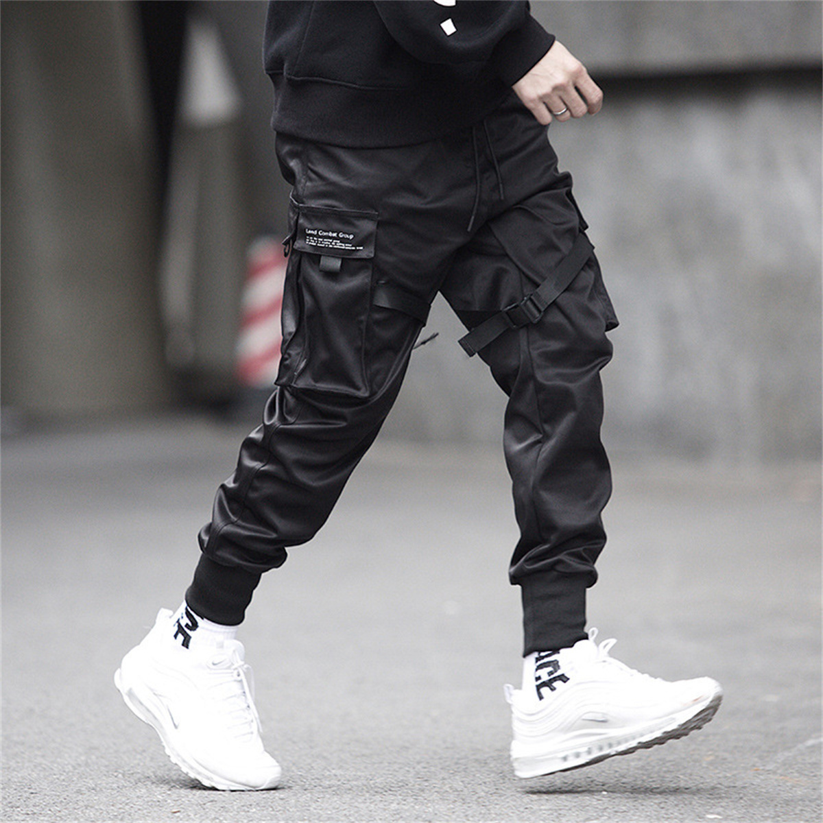 Black Hip Hop Cargo Pants Summ - Street Fashion Brand avis et prix