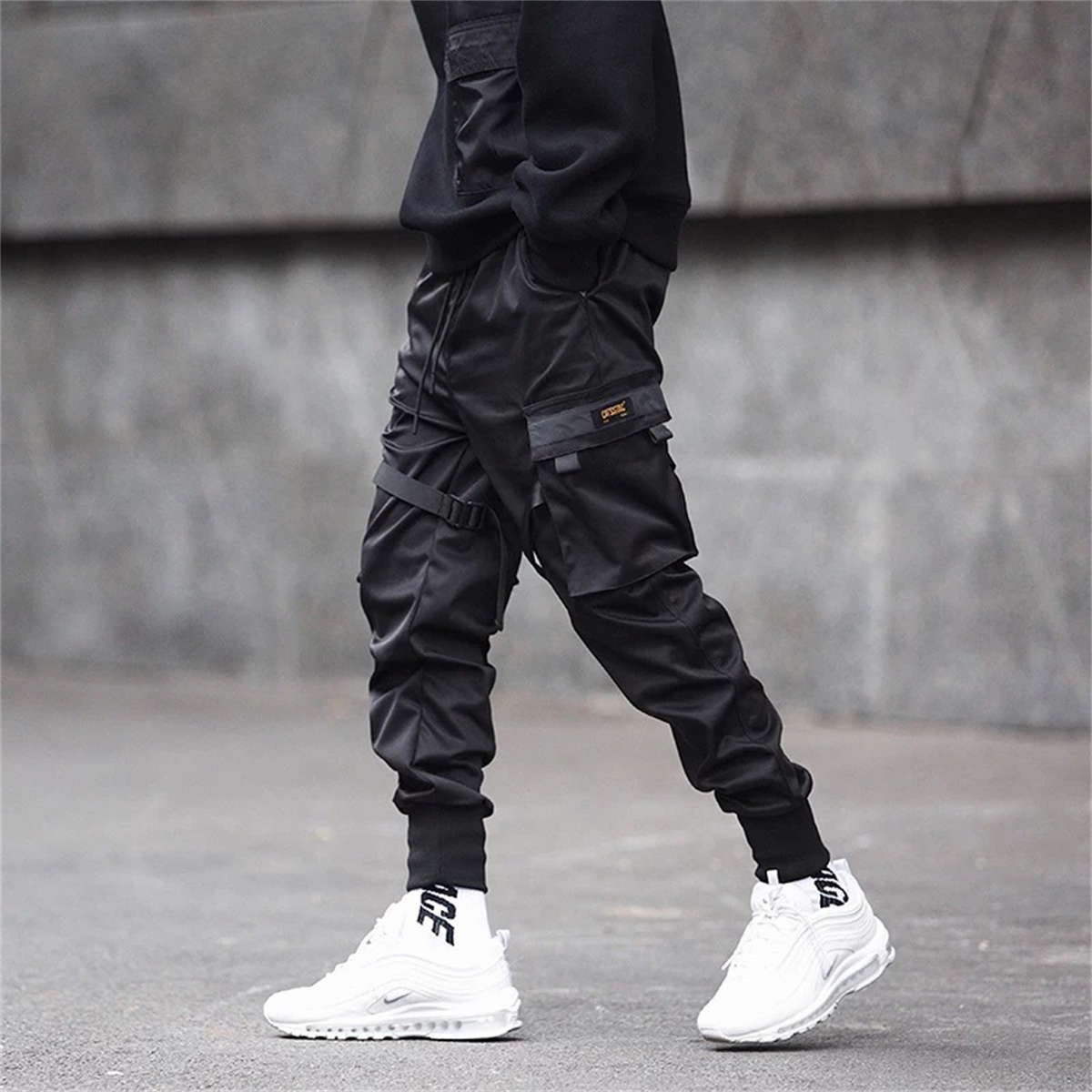 Black Hip Hop Cargo Pants Summ - Street Fashion Brand avis et prix