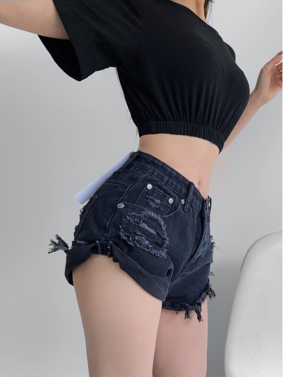 Women's Low Waist Distressed D - Distressed Jean Rip avis et prix