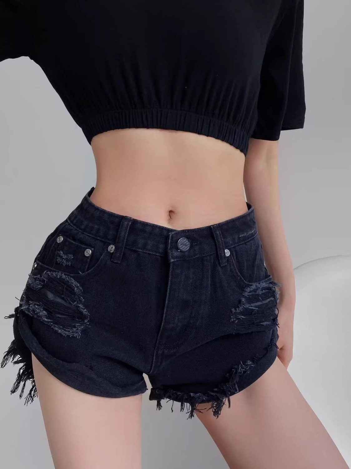 Women's Low Waist Distressed D - Distressed Jean Rip avis et prix