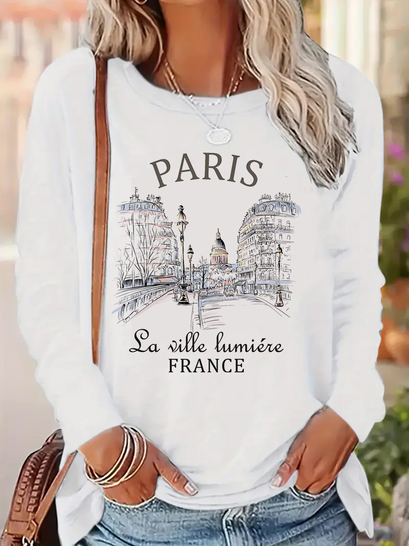 2025 Fashion Paris Letter Prin - Street Fashion Paris 2025 avis et prix