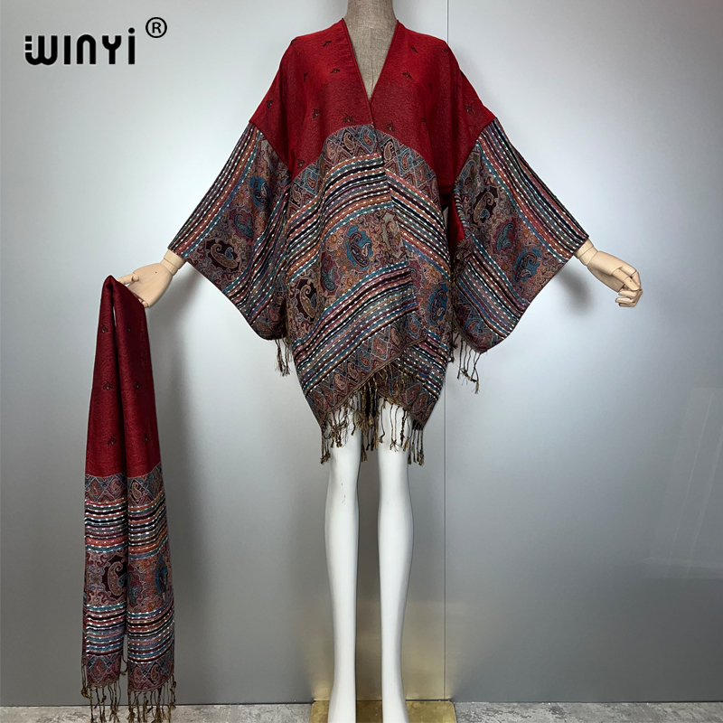 WINYI kimono maxi coat Africa  - Street Fashion Kimono avis et prix