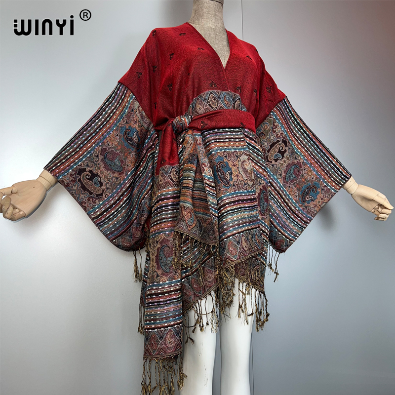 WINYI kimono maxi coat Africa  - Street Fashion Kimono avis et prix