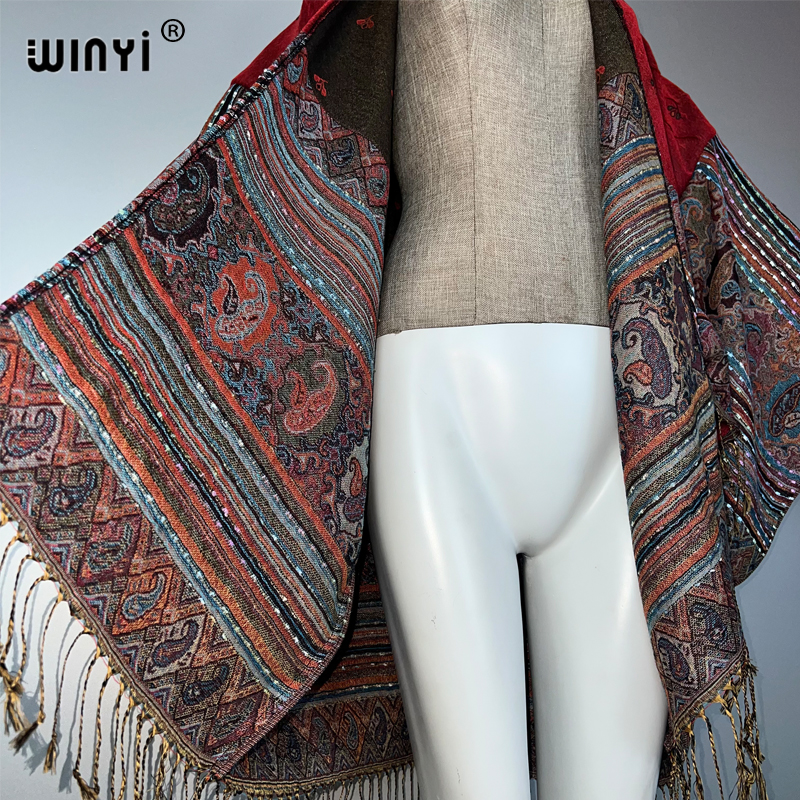 WINYI kimono maxi coat Africa  - Street Fashion Kimono avis et prix
