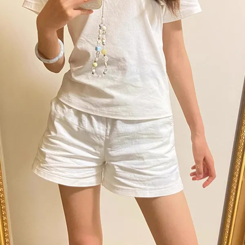 High Waist Cotton Shorts Women - Korean Street Fashion Female avis et prix