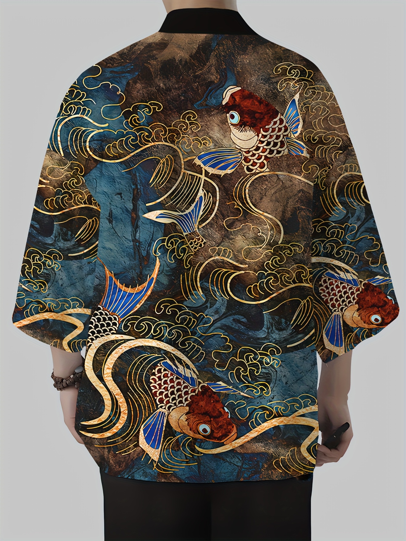 2026 Summer Men's Kimono 3D Pr - Street Fashion Kimono avis et prix