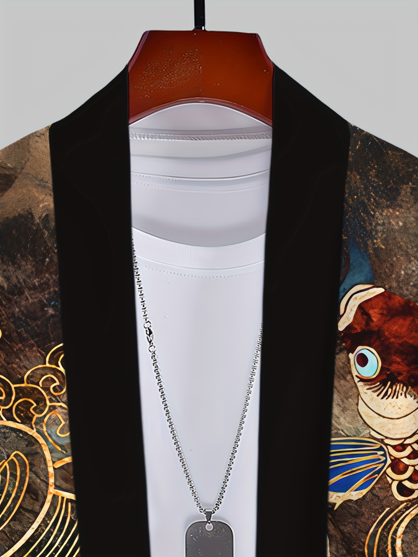 2026 Summer Men's Kimono 3D Pr - Street Fashion Kimono avis et prix