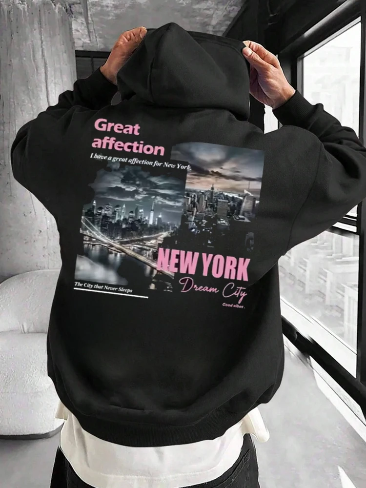 New York Dream City Printed Ho - Street Fashion New York 2025 avis et prix