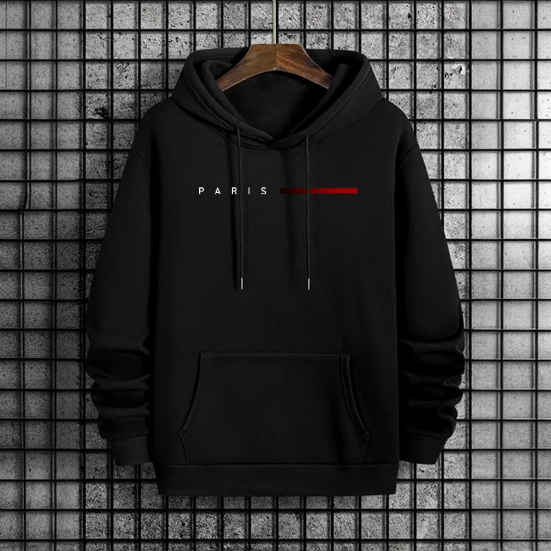 Trendy Mens Hooded Sweatshirt  - Street Fashion Paris 2025 avis et prix