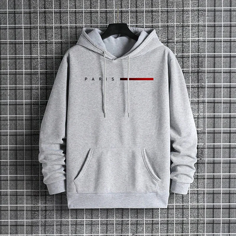 Trendy Mens Hooded Sweatshirt  - Street Fashion Paris 2025 avis et prix