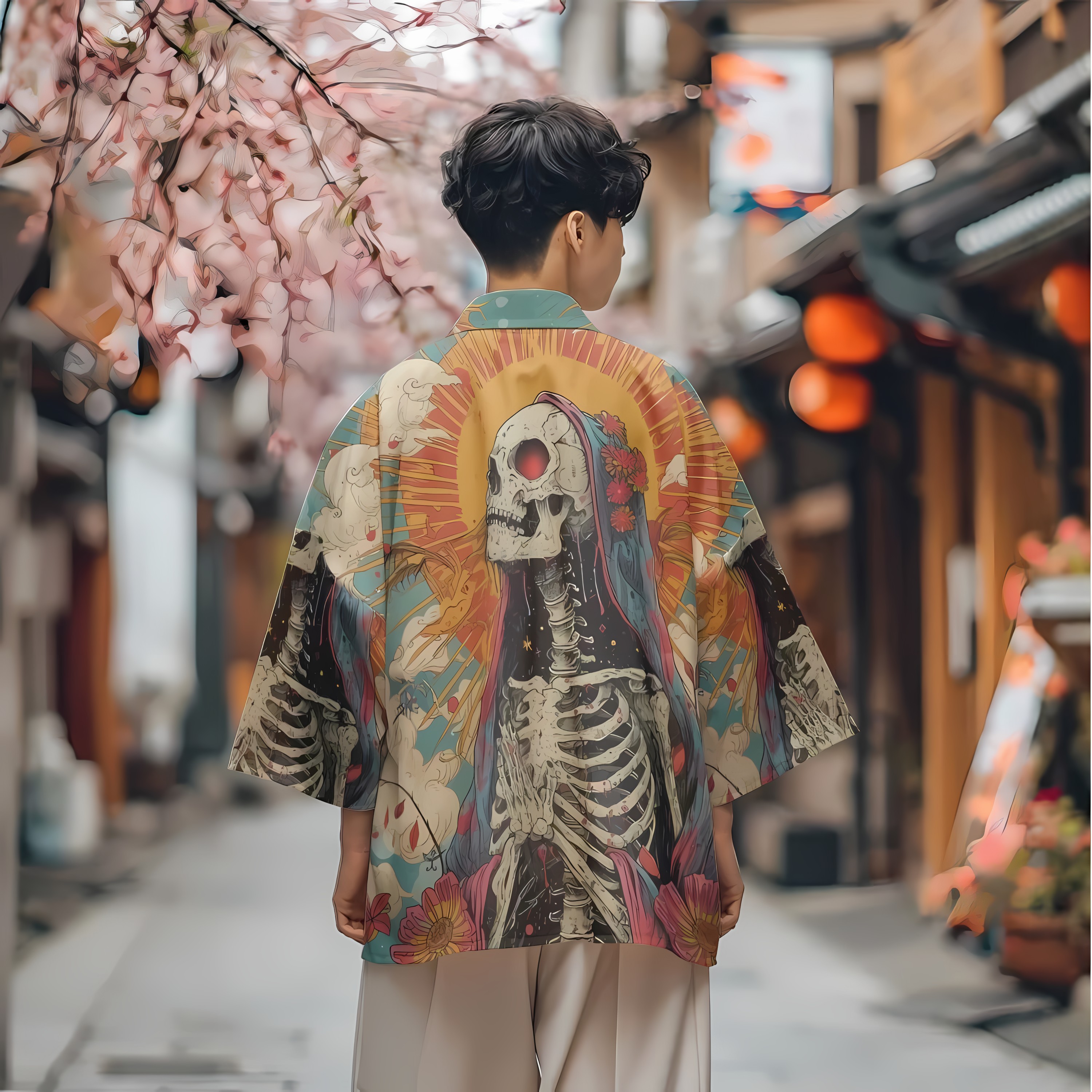 2026 Summer New Men's Kimono w - Street Fashion Kimono avis et prix