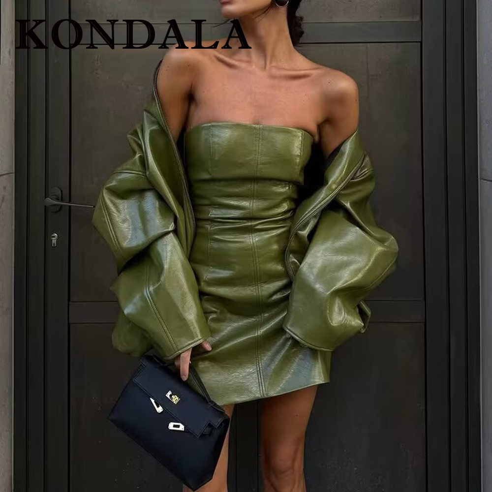 KONDALA Chic Streetwear Green  - Fashion Street Night avis et prix