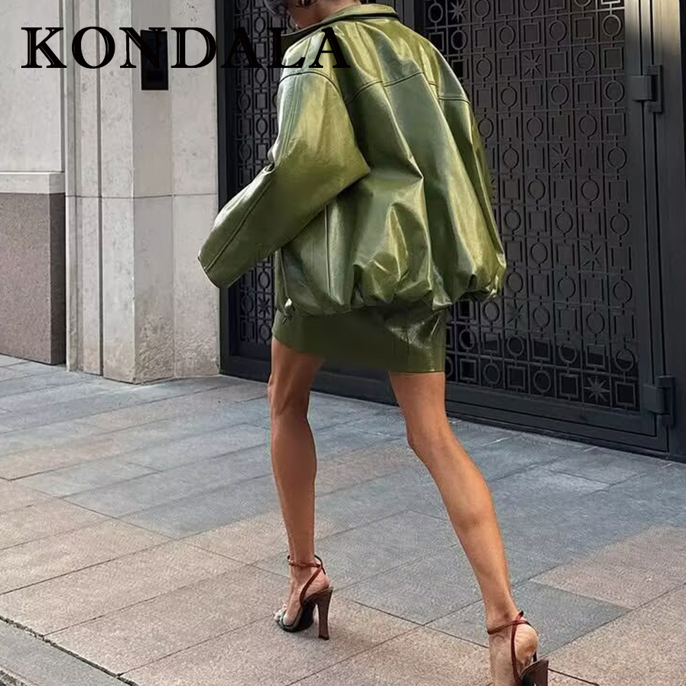 KONDALA Chic Streetwear Green  - Fashion Street Night avis et prix