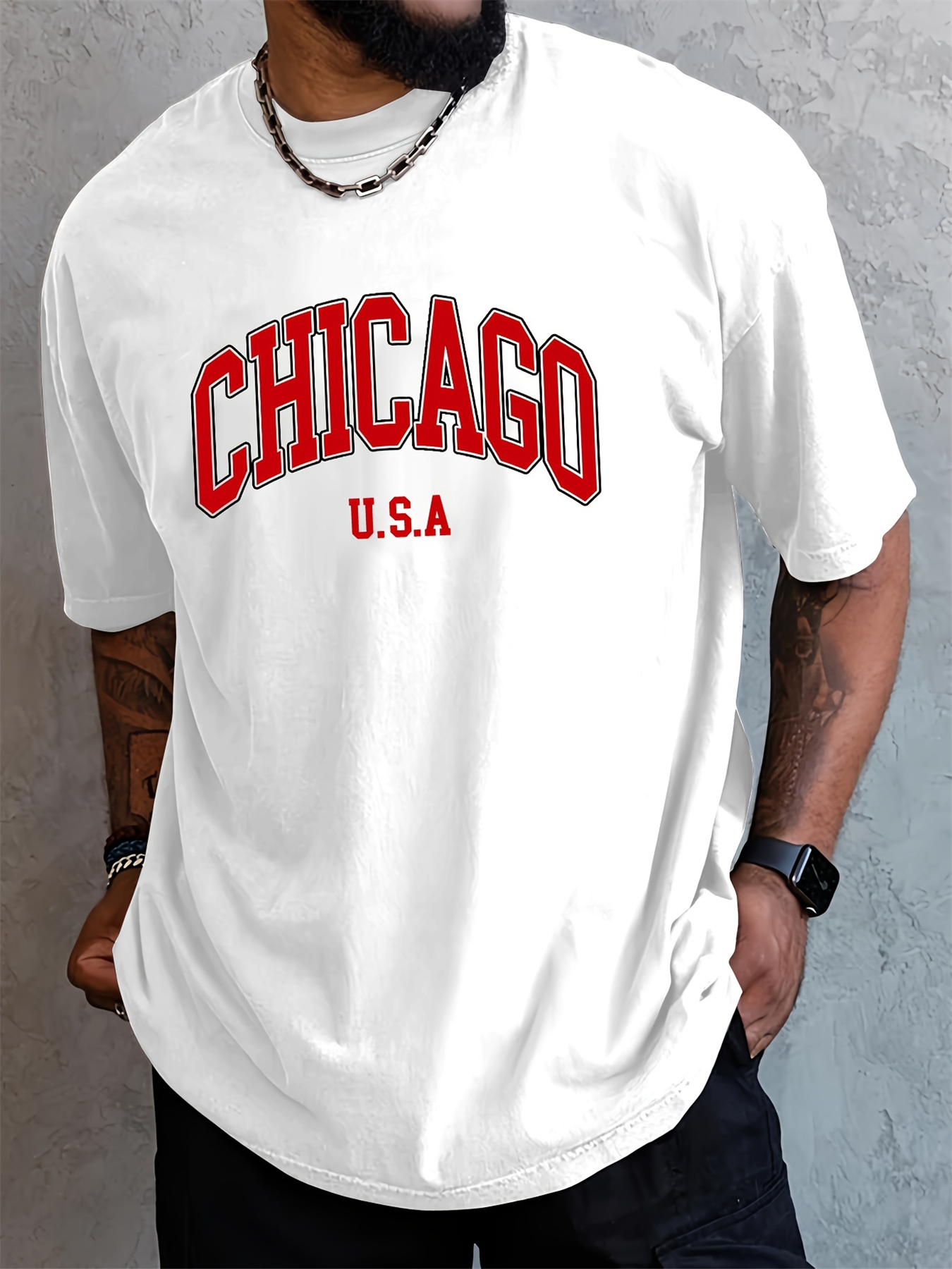 Men's summer 100 cotton fashio - Street Fashion Chicago avis et prix